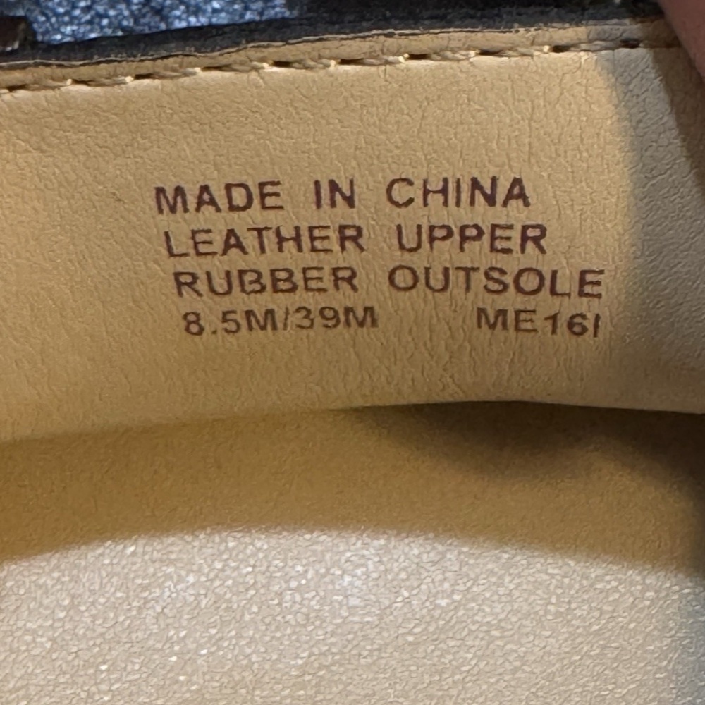 Michael Kors Black Leather Flat Loafers Moccasins With Bow Work Shoes Size 8.5 - Picture 6 of 7